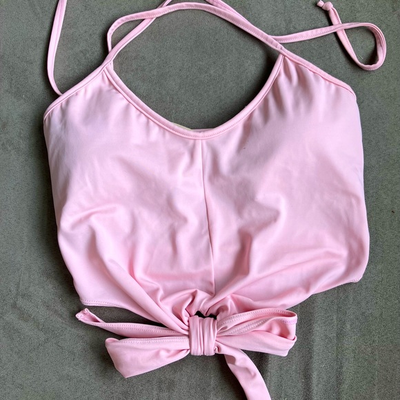 KORTNIJEANE TIE-UP SWIM TOP - Picture 1 of 2